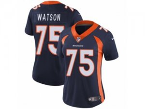 Women Nike Denver Broncos #75 Menelik Watson Vapor Untouchable Limited Navy Blue Alternate NFL Jersey