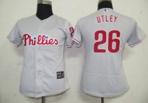 MLB Women Jerseys Philadephia Phillis #26 Utley Gery