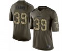 Mens Nike Washington Redskins #39 Josh Evans Limited Green Salute to Service NFL Jersey