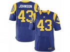 Mens Nike Los Angeles Rams #43 John Johnson Elite Royal Blue Alternate NFL Jersey