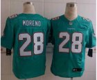 Nike miami dolphins #28 moreno green Jerseys(Elite)[harris]