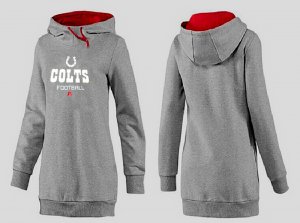 Women Indianapolis Colts Logo Pullover Hoodie-083