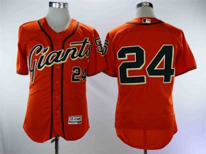 San Francisco Giants #24 Willie Mays Orange Flexbase Jersey