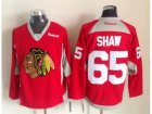 NHL Chicago Blackhawks #65 Andrew Shaw red jerseys New