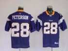 nfl minnesota vikings #28 peterson purple