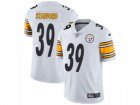 Mens Nike Pittsburgh Steelers #39 Daimion Stafford White Vapor Untouchable Limited Player NFL Jersey