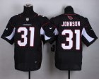 Nike Arizona Cardinals #31 Johnson black jerseys(Elite)