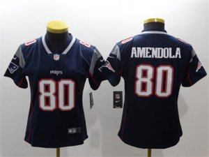 Nike Patriots #80 Danny Amendola Navy Women Vapor Untouchable Player Limited Jersey