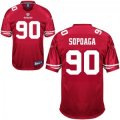 nfl San Francisco 49ers #90 Isaac Sopoaga red