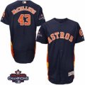 Astros #43 Lance McCullers Navy Blue Flexbase Authentic Collection 2017 World Series Champions Stitched MLB Jersey