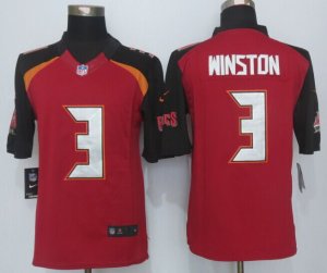 Nike Tampa Bay Buccaneers #3 Winston Red Jerseys(Limited)