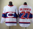 Montreal Canadiens #27 Alex Galchenyuk White 2016 Winter Classic Stitched NHL Jersey