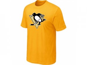 NHL Pittsburgh Penguins Big & Tall Logo Yellow T-Shirt