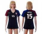 Womens USA #15 Orozco Away Soccer Country Jersey