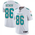 Nike Dolphins #86 Mike Gesicki White Vapor Untouchable Limited Jersey