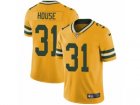Mens Nike Green Bay Packers #31 Davon House Limited Gold Rush NFL Jersey