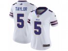 Women Nike Buffalo Bills #5 Tyrod Taylor Vapor Untouchable Limited White NFL Jersey