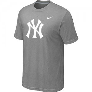 MLB New York Yankees Heathered L.Grey Nike Blended T-Shirt