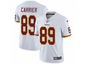 Mens Nike Washington Redskins #89 Derek Carrier Vapor Untouchable Limited White NFL Jersey