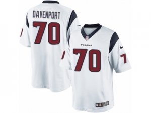 Mens Nike Houston Texans #70 Julien Davenport Limited White NFL Jersey