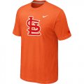 MLB St.Louis Cardinals Heathered Orange Nike Blended T-Shirt