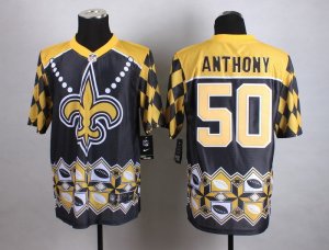 Nike New Orleans saints #50 Stephone Anthony jerseys(Elite Noble Fashion)