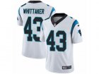 Mens Nike Carolina Panthers #43 Fozzy Whittaker Vapor Untouchable Limited White NFL Jersey