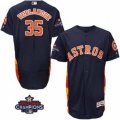 Astros #35 Justin Verlander Navy Blue Flexbase Authentic Collection 2017 World Series Champions Stitched MLB Jersey