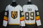 Vegas Golden Knights #89 Alex Tuch White With Special Glittery Logo Adidas Jersey