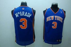 nba fans knicks #3 mcgrady swingman blue