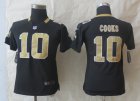 Women Nike New Orleans Saints #10 Cooks Black Jerseys