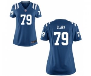 Women\'s Nike Indianapolis Colts #79 Le\'Raven Clark Royal Blue Team Color NFL Jersey