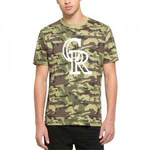 Colorado Rockies \'47 Alpha T-Shirt Camo