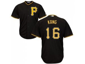 Youth Pittsburgh Pirates #16 Jung-ho Kang Black Cool Base Stitched MLB Jersey