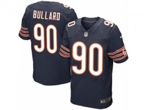 Mens Nike Chicago Bears #90 Jonathan Bullard Elite Navy Blue Team Color NFL Jersey