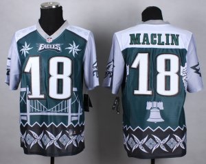 Nike Philadelphia Eagles #18 Jeremy Maclin Jerseys(Style Noble Fashion Elite)