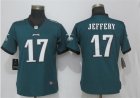 Nike Eagles #17 Alshon Jeffery Green Women Vapor Untouchable Player Limited Jersey