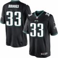 Mens Nike Philadelphia Eagles #33 Ron Brooks Limited Black Alternate NFL Jersey