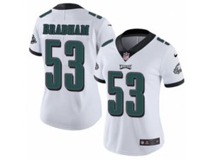 Women Nike Philadelphia Eagles #53 Nigel Bradham Vapor Untouchable Limited White NFL Jersey