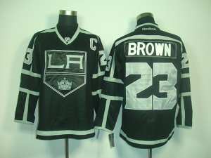 nhl los angeles kings #23brown black 2012