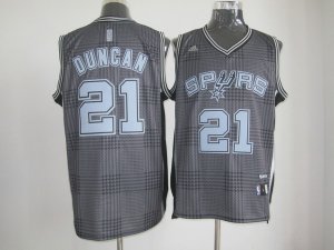 nba san antonio spurs #21 tim duncan blackgrey