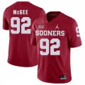 Oklahoma Sooners #92 Stacy McGee Red College Football Jersey