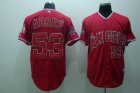 mlb los angeles angels #53 abreu red[cool base]