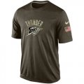 Mens Oklahoma City Thunder Salute To Service Nike Dri-FIT T-Shirt