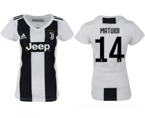 2018-19 Juventus 14 MATUIDI Home Women Soccer Jersey