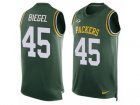 Mens Nike Green Bay Packers #45 Vince Biegel Limited Green Player Name & Number Tank Top NFL Jersey