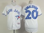 mlb toronto blue jays #20 donaldson white jerseys