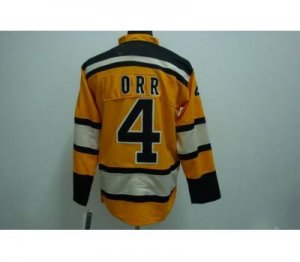 nhl boston bruins #4 orr yellow winter classic