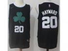 Men Nike Boston Celtics #20 Gordon Hayward Black Fashion Stitched NBA Swingman Jersey