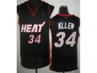 nba Miami Heat #34 Ray Allen Black Jerseys[Revolution 30]
